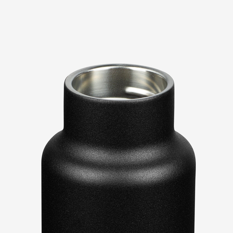 Agood Company Thermal Bottle Made from Recycled Steel, Charcoal Black