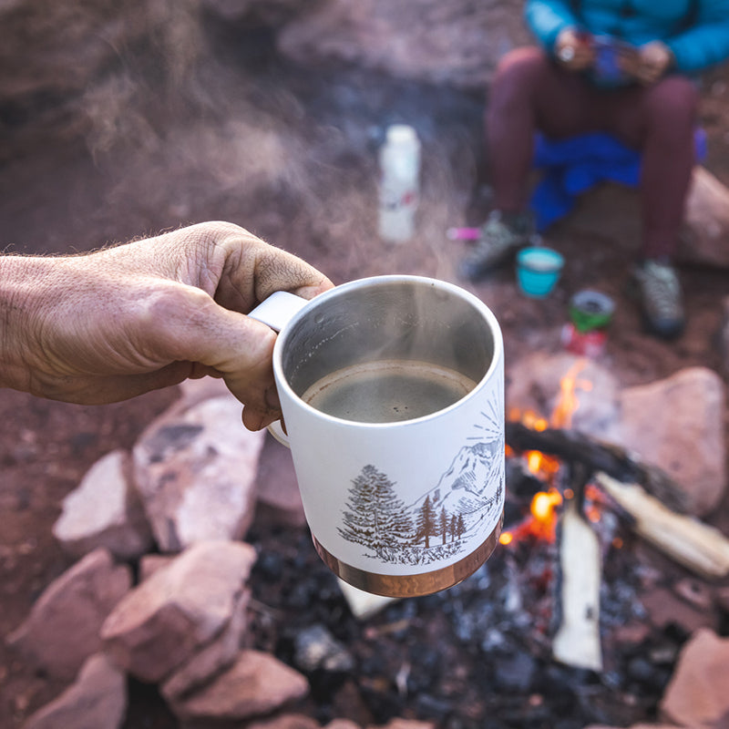Camp Mug with campfire