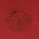 Klean Mountain Scape Graphic on T-Shirt