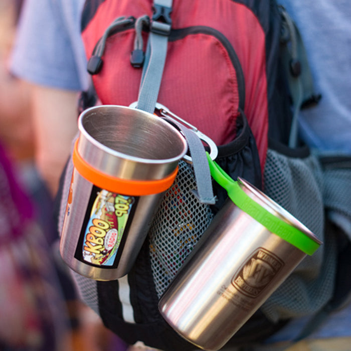 Steel Pints with Rings and Backpack