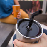 Steel Straw with Silicone Tip