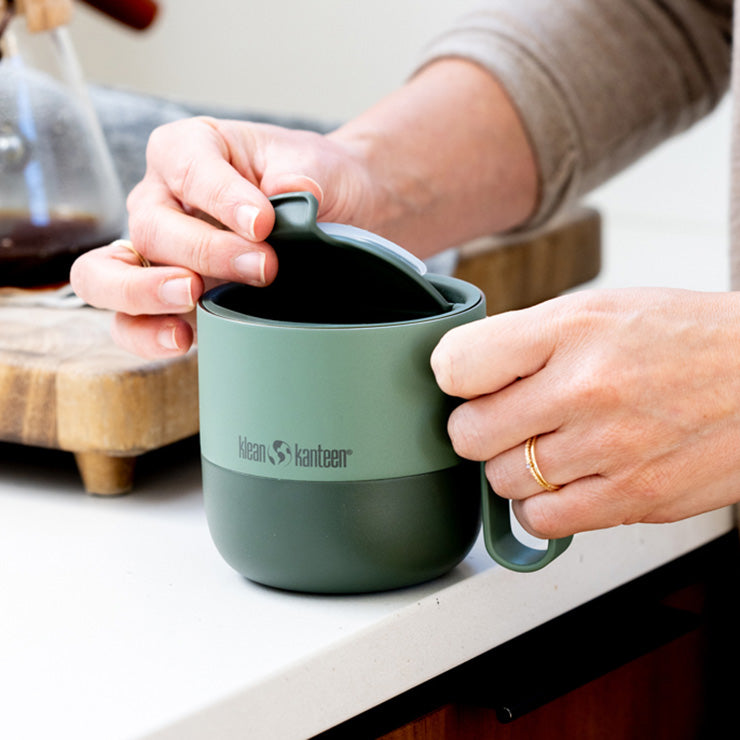 Travel Coffee Mug 12 Oz Insulated Coffee Cups With Flip Lid